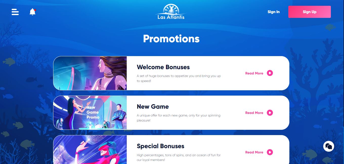 Promotions and bonuses