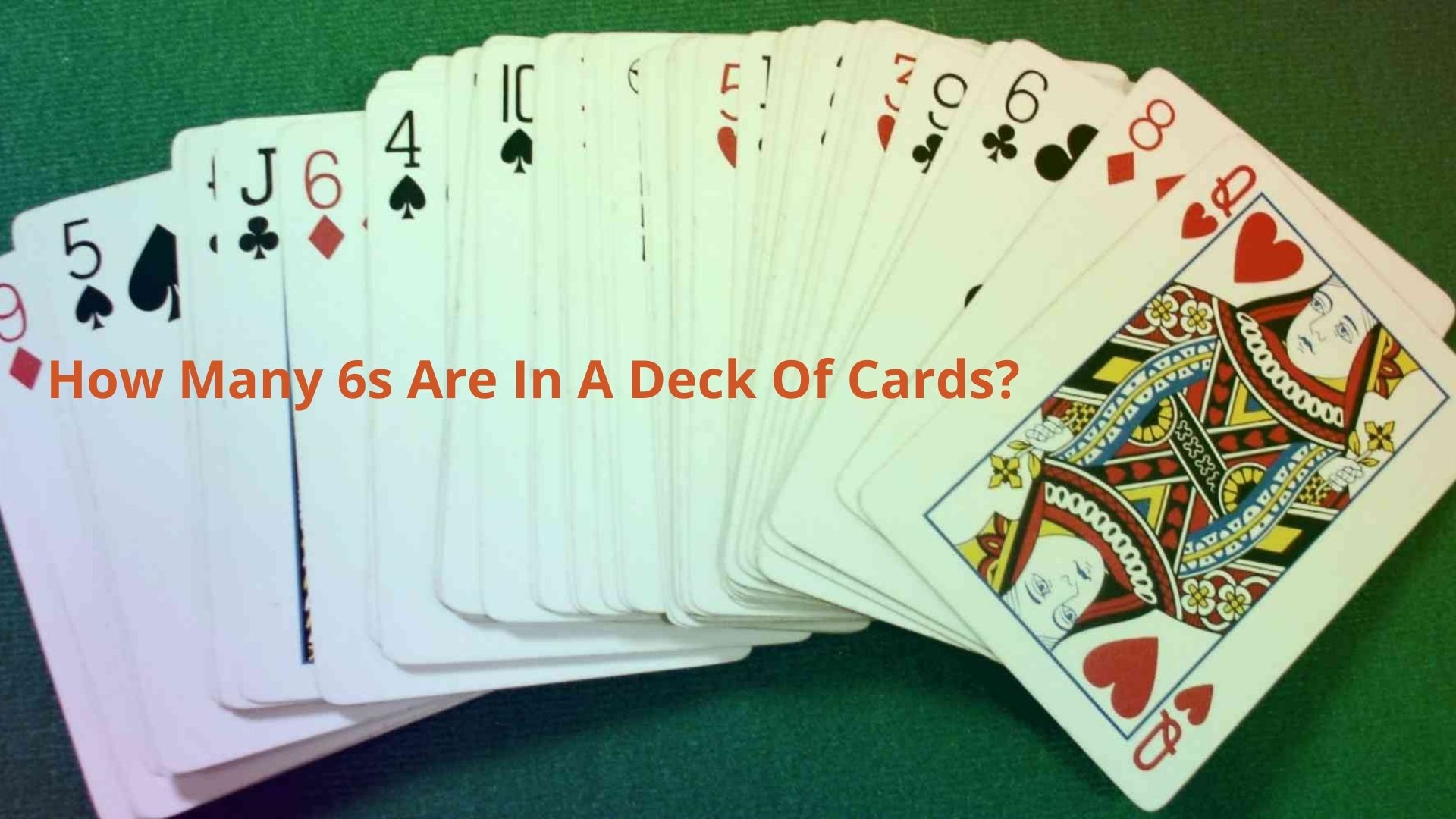 How Many 6s Are In A Deck Of Cards