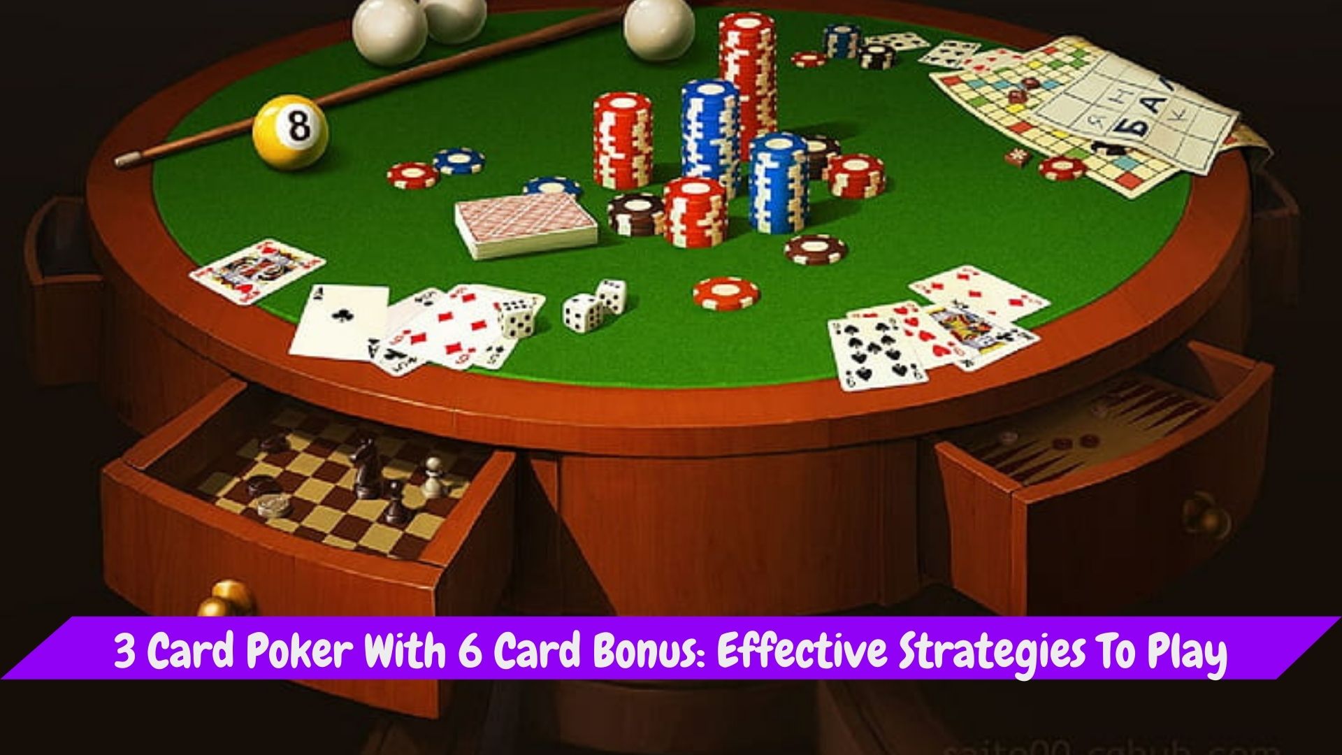 3 Card Poker With 6 Card Bonus